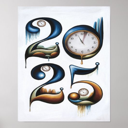 surrealistisch jaar poster (Voorkant)