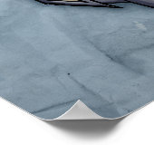 Surrealistisch kubistisch nachtmerrie portret Post Poster (Hoek)