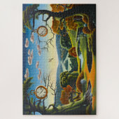 Surrealistisch landschap met klokken en meer legpuzzel (Verticaal)