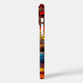 Surrealistisch landschap met levendige tinten Case-Mate iPhone case (Achterkant / Links)