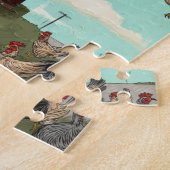 Surrealistisch landschap puzzel (Zijkant)