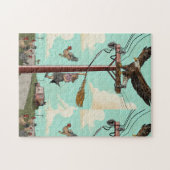 Surrealistisch landschap puzzel (Horizontaal)