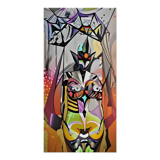 Surrealistisch levensstudie perfect poster (Voorkant)