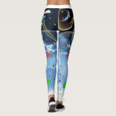 Surrealistisch Lolipop Snoep Leggings (Achterkant)