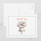 Surrealistisch, Malle Ballonnen en Verjaardagstaar Briefkaart (Voorkant / Achterkant)