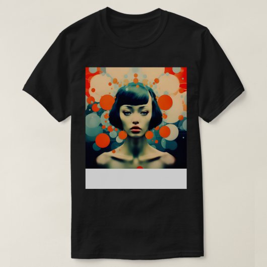 Surrealistisch Meisje 36 T-shirt (Design voorkant)