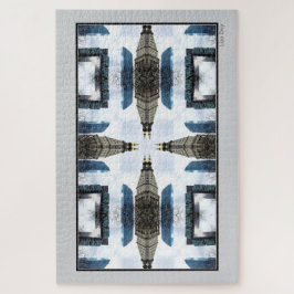 Surrealistisch oriëntatiepunt Abstracte puzzel 2