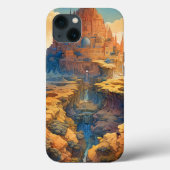 Surrealistisch paleislandschap Case-Mate iPhone case (Achterkant)