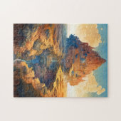 Surrealistisch paleislandschap legpuzzel (Horizontaal)