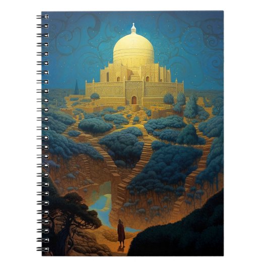 Surrealistisch paleislandschap notitieboek (Voorkant)