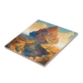 Surrealistisch paleislandschap tegeltje (Zijkant)