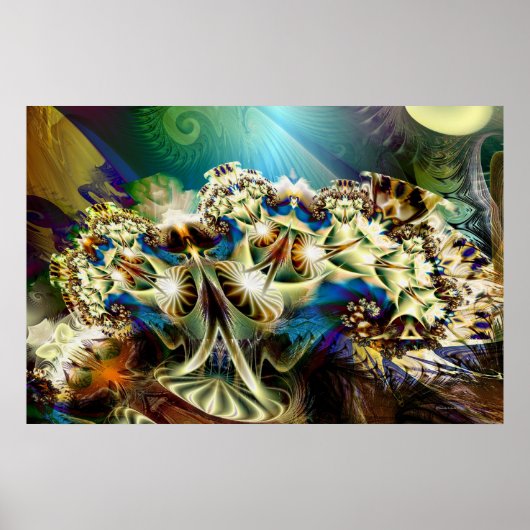 surrealistisch plant poster (Voorkant)