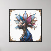 Surrealistisch portret canvas afdruk (Voorkant)