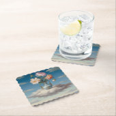 Surrealistisch schilderij Bloemen Onderzetter Set (Insitu)