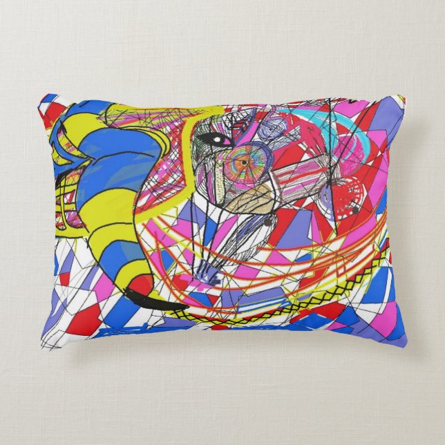 Surrealistisch slaapaccentkussen accent kussen (Voorkant)