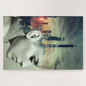 Surrealistisch stadsgezicht legpuzzel (Horizontaal)