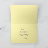 Surrealistisch Storm met Vuurtoren Verjaardag Kaart (Binnen)