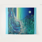 Surrealistisch Surf Zeegezicht Wandkleed (Voorkant (horizontaal))