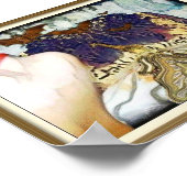 Surrealistisch synthesePoster Poster (Hoek)