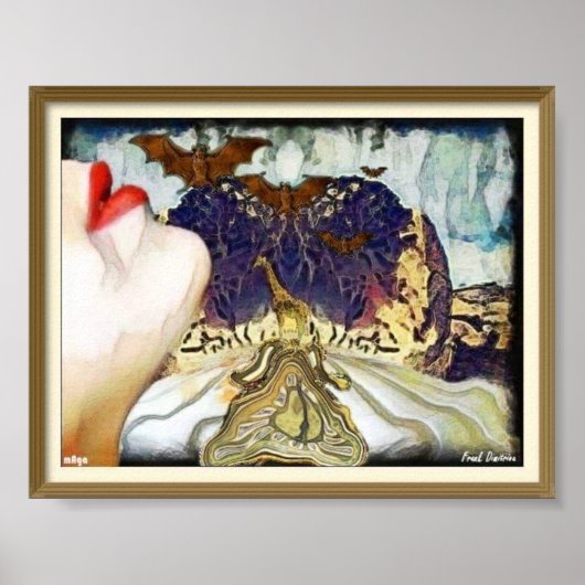 Surrealistisch synthesePoster Poster (Voorkant)