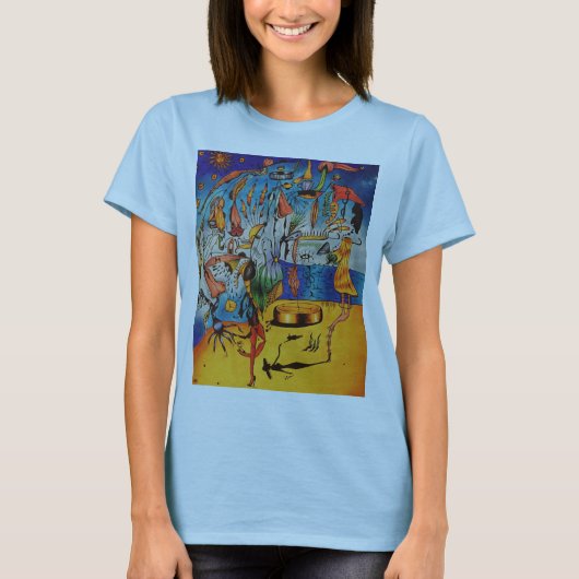 Surrealistisch T-shirt voor vrouwen (Voorkant)