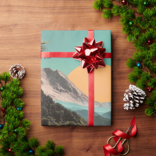 Surrealistisch tropisch dal met watervallen cadeaupapier
