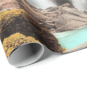 Surrealistisch tropisch dal met watervallen cadeaupapier (Rol Hoek)