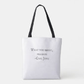 surrealistisch uilbos tote bag (Achterkant)
