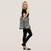 surrealistisch uilbos tote bag (Op model)