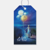 Surrealistisch Verhuizen naar Haar Toekomst Cadeaulabel (Voorkant)