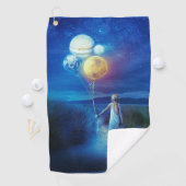 Surrealistisch Verhuizen naar Haar Toekomst Golfhanddoek (Insitu)