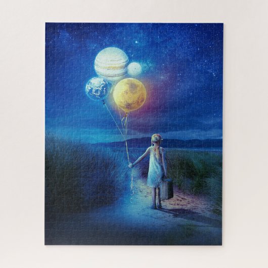 Surrealistisch Verhuizen naar Haar Toekomst Legpuzzel (Verticaal)