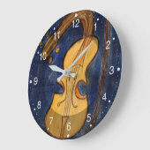 Surrealistisch viool grote klok (Hoek)