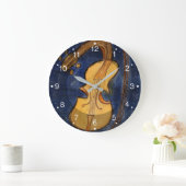 Surrealistisch viool grote klok (Huis)