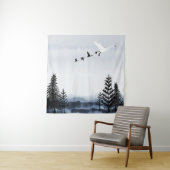 Surrealistisch winterlandschap wandkleed (In situ)