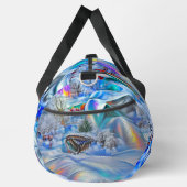 Surrealistisch winterwonderland met iriserende lic plunjezak (Rechts)