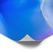 Surrealistisch winterwonderland met iriserende lic poster (Hoek)