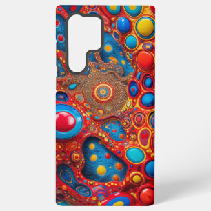Surrealistische 3D Bubble Illusie Kleurrijke Abstr Samsung Galaxy Hoesje