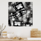 Surrealistische Abstracte filmstrips Poster (Keuken)