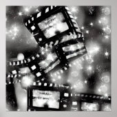 Surrealistische Abstracte filmstrips Poster (Voorkant)