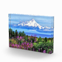 Surrealistische Alaska Wilderness schilderij