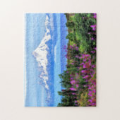 Surrealistische Alaska Wilderness schilderij Legpuzzel (Verticaal)