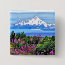 Surrealistische Alaska Wilderness schilderij