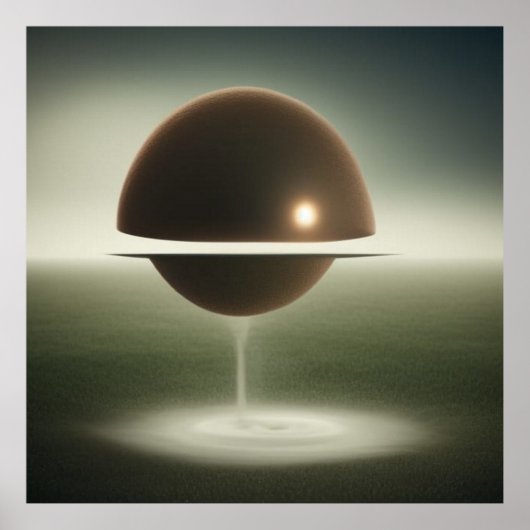 Surrealistische Art Abstracte formaten Poster (Voorkant)