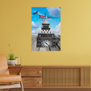 Surrealistische Big Ben, Londen & Britse Kunst Poster