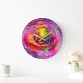 Surrealistische bloemenkunst grote klok (Huis)