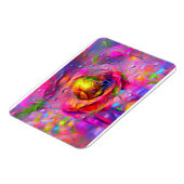 Surrealistische bloemenkunst magneet (Linkerzijde)