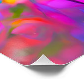 Surrealistische bloemenkunst perfect poster (Hoek)