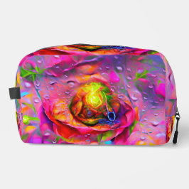 Surrealistische bloemenkunst toilettasje