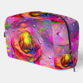 Surrealistische bloemenkunst toilettasje (Rechterhoek)